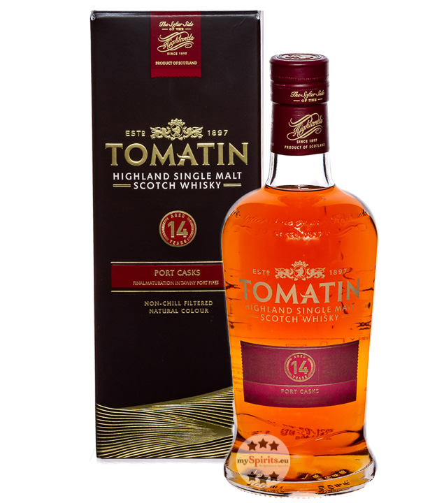 Tomatin 14 Jahre Highland Single Malt Whisky (46 % Vol., 0,7 Liter) von The Tomatin Distillery