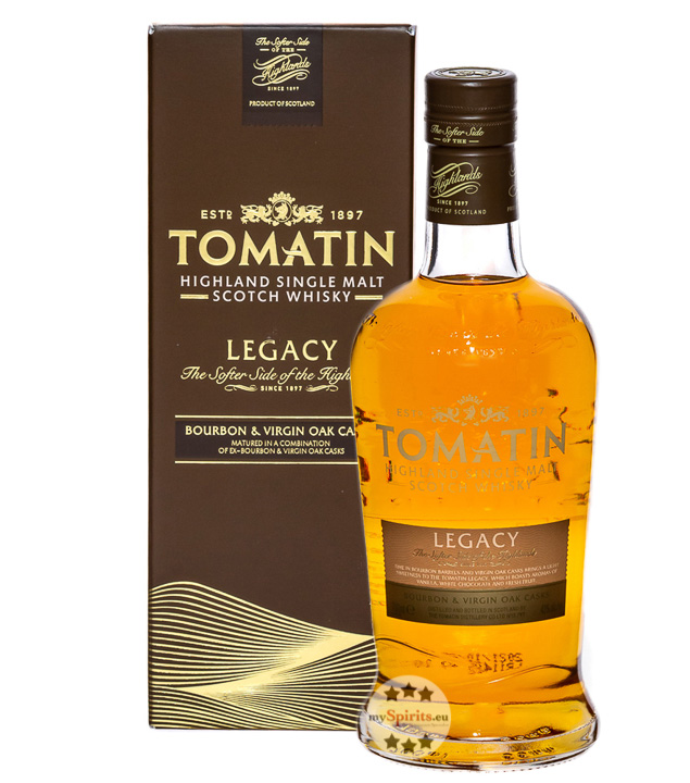 Tomatin Legacy Highland Single Malt Whisky (43 % Vol., 0,7 Liter) von The Tomatin Distillery