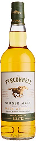 The Tyrconnell | Single Malt Irish Whisky | charaktervoller Geschmack durch Zweifach-Destillation | 40% Vol | 700ml Einzelflasche von The Tyrconnell