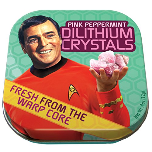 Star Trek Dilithium Crystal Pfefferminzdrops | Originelles Geschenk für Trekkies und Pfefferminz Liebhaber | Zuckerfrei | Pfefferminz bonbons | Geschenk für Star Trek Fans zu Geburtstag, Weihnachten von The Unemployed Philosophers Guild