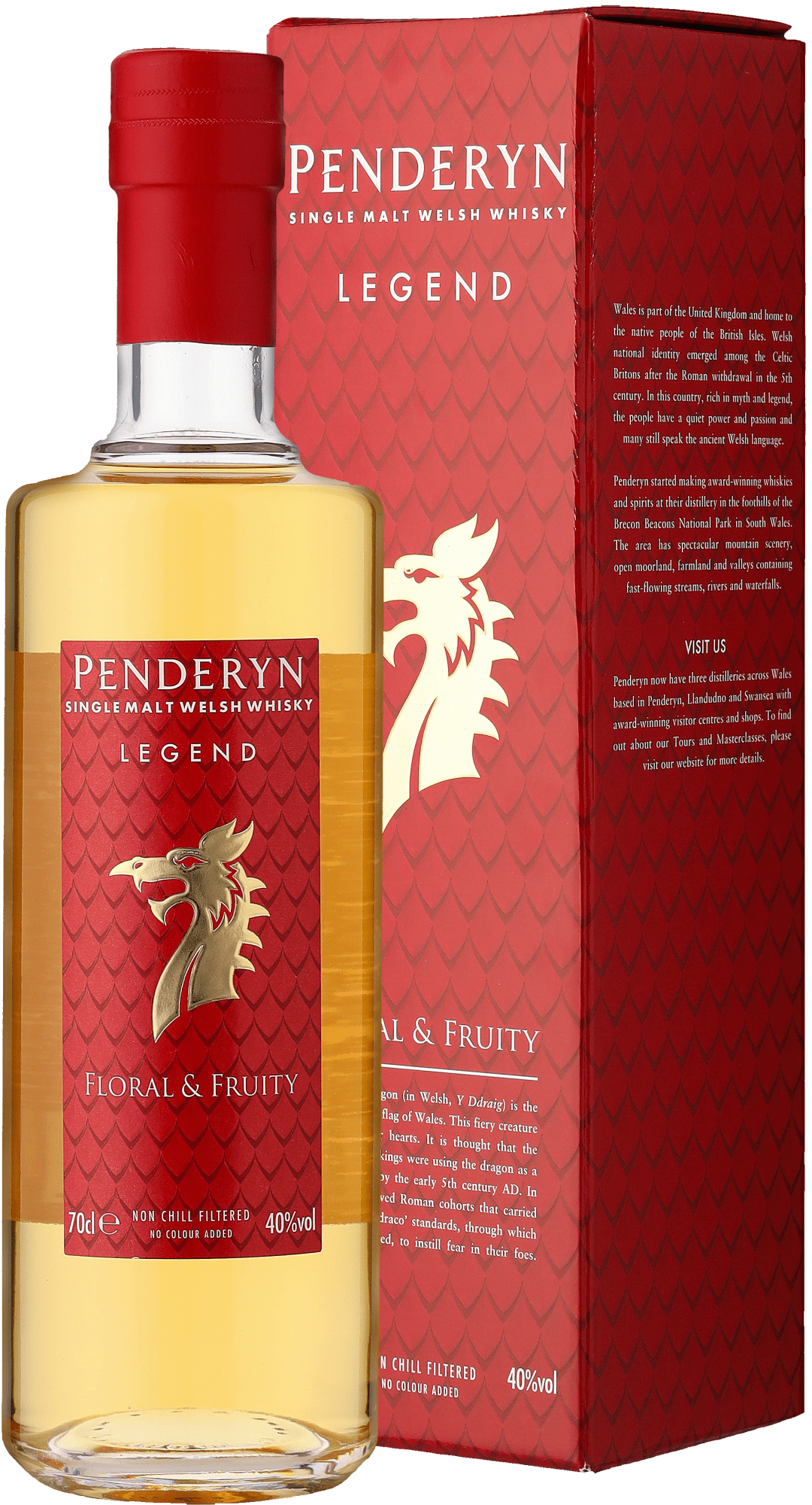 Penderyn Dragon Range Legend Single Malt Welsh Whisky Penderyn Dragon Range Legend Single Malt Welsh Whisky