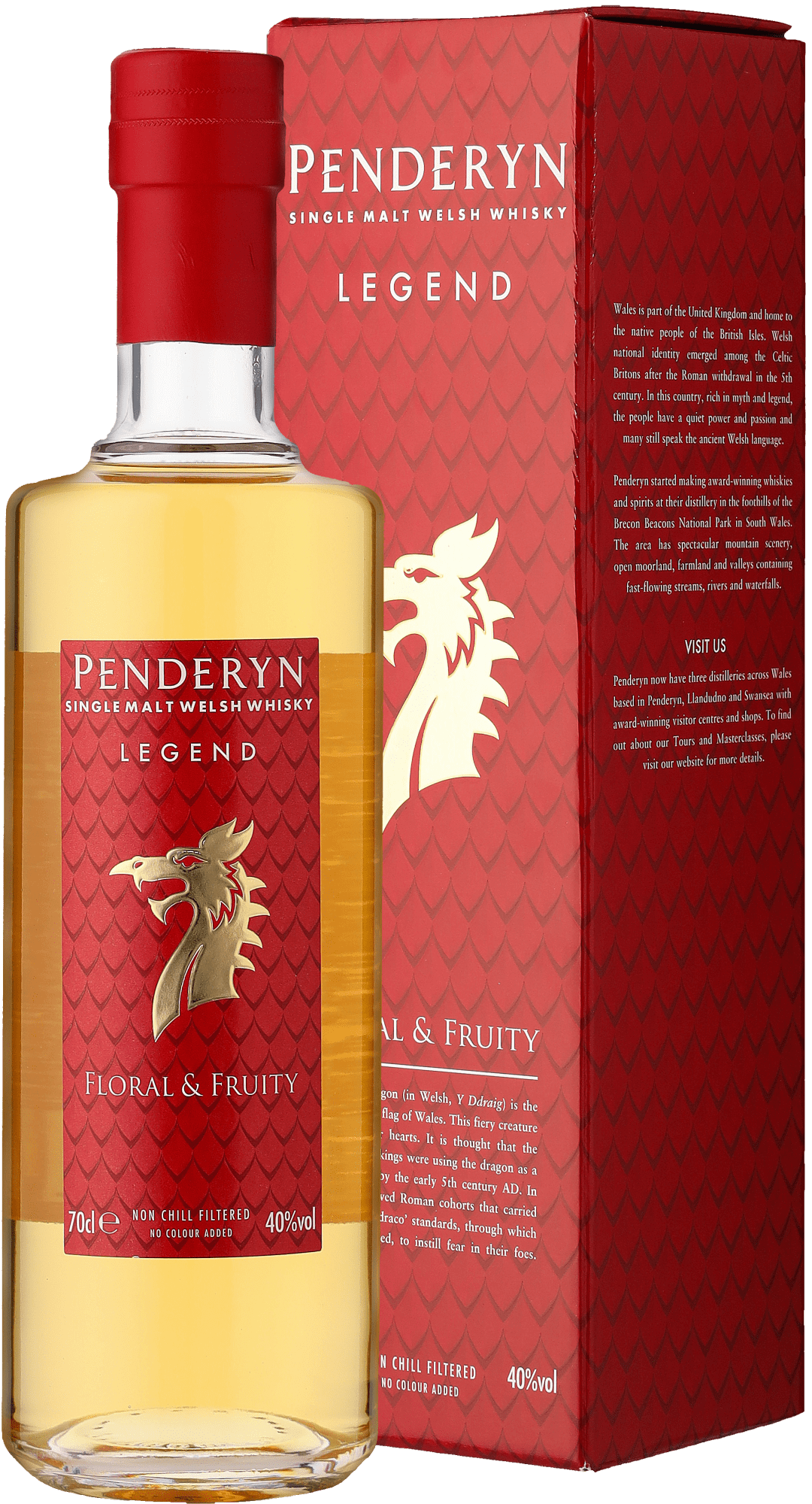 Penderyn Dragon Range Legend Single Malt Welsh Whisky