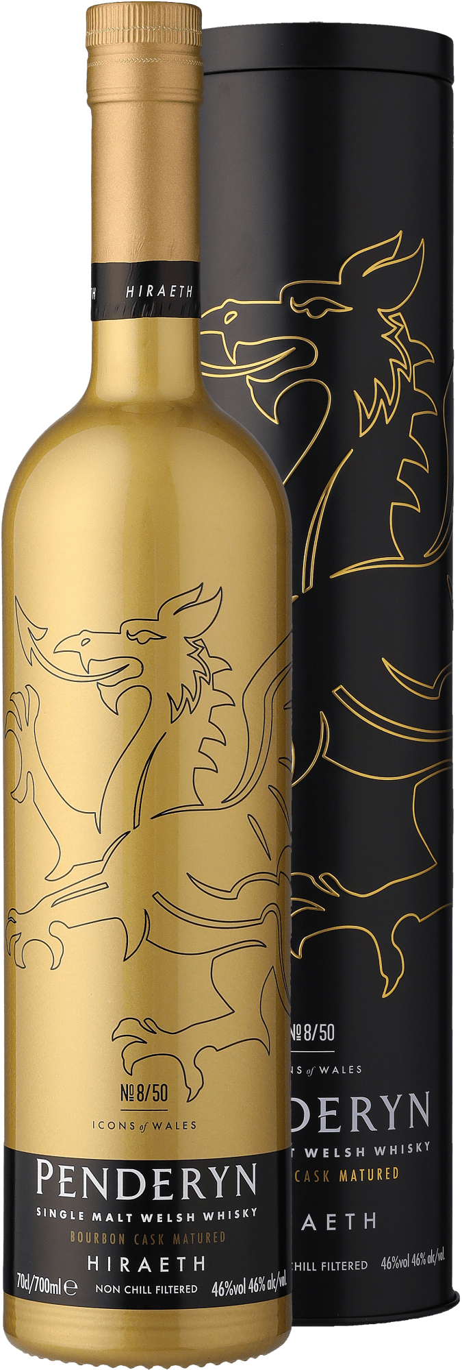Penderyn Hiraeth Icon of Wales No. 8 Single Malt Welsh Whisky Penderyn Hiraeth Icon of Wales No. 8 Single Malt Welsh Whisky
