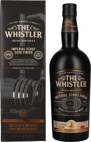 The Whistler Irish Whiskey IMPERIAL STOUT CASK FINISH 43% Vol. 0,7l in Geschenkbox von The Whistler