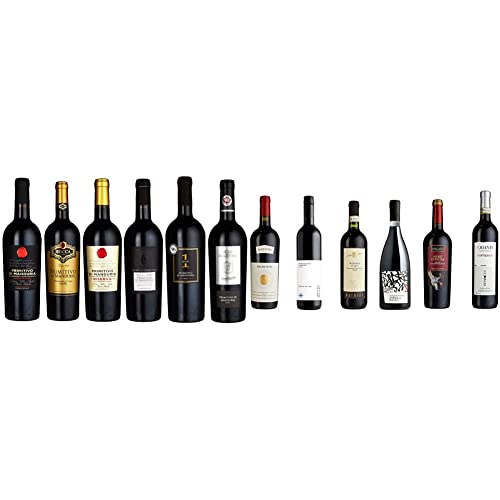 Probierpaket Primitivo di Manduria DOC Weinpaket mit italienischem Rotwein Perfektes Tasting-Set trocken (6 x 0.75 l) & Probierpaket „Rotweinreise durch Italien“ (6 x 0,75 l) von The Wine Guys