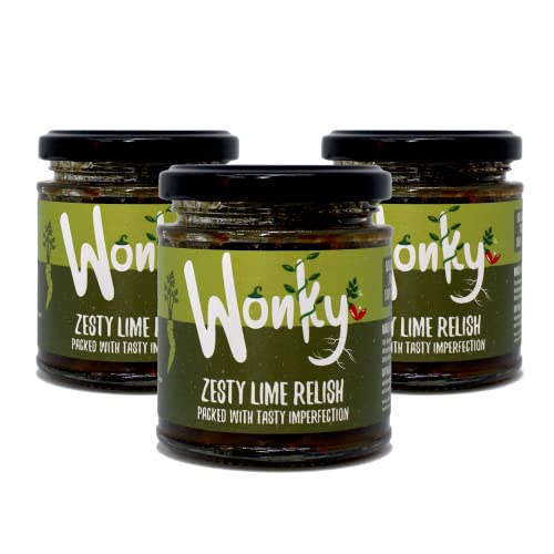 The Wonky Food Company Relish 3er-Pack (200 g) – Helping Fight Food Waste (Zesty Lime) von The Wonky Food Company
