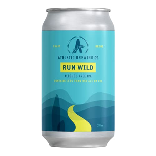 Athletic Brewing Company Craft NA – 12 Packungen à 355 ml Dosen – Run Wild IPA – kalorienarme, preisgekrönte – das ultimative Sessionable IPA Subtle Yet Complex Malt Profil Athletic Brewing Company Craft NA – 12 Packungen à 355 ml Dosen – Run Wild IPA – kalorienarme, preisgekrönte – das ultimative Sessionable IPA Subtle Yet Complex Malt Profil von The alcohol free co