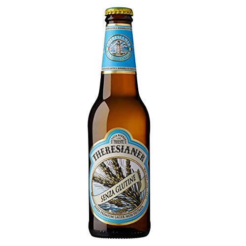 Premium Lager senza glutine Glutenfreies italienisches Bier Theresianer (1 flasche 33 cl.) von Theresianer