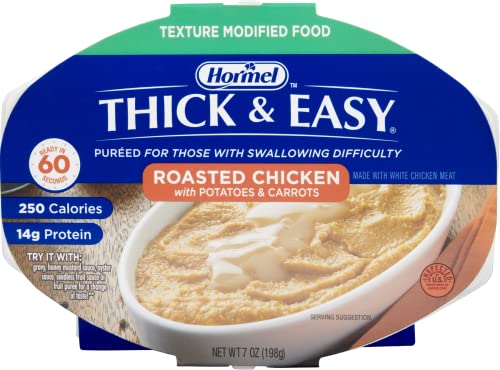 Thick & Easy Purees Puree 60748 ml Tablett Brathähnchen mit Kartoffeln/Karotten, gebrauchsfertiges Püree, 60748 – 7 Stück Thick & Easy Purees Puree 60748 ml Tablett Brathähnchen mit Kartoffeln/Karotten, gebrauchsfertiges Püree, 60748 – 7 Stück von Thick & Easy Purees