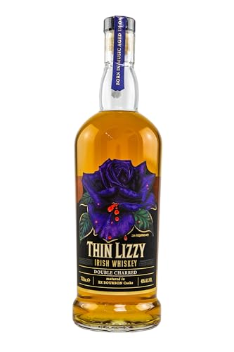 Thin Lizzy Irish Whiskey I Double Charred I Harmonischer Geschmack von Vanille und gerösteten Eichenholz I 700 ml I 40% vol. Thin Lizzy Irish Whiskey I Double Charred I Harmonischer Geschmack von Vanille und gerösteten Eichenholz I 700 ml I 40% vol. von Thin Lizzy