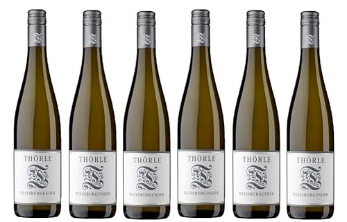 6x 0,75l - 2022er - Weingut Thörle - Weißburgunder - Qualitätswein Rheinhessen - Deutschland - Weißwein trocken 6x 0,75l - 2022er - Weingut Thörle - Weißburgunder - Qualitätswein Rheinhessen - Deutschland - Weißwein trocken von Thörle