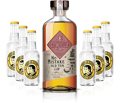 Gin Tonic Set - Citadelle No Mistake Old Tom Gin 50cl (40% Vol) + 6x Thomas Henry Tonic Water 200ml inkl. Pfand MEHRWEG -[Enthält Sulfite] von Thomas Henry-Thomas Henry