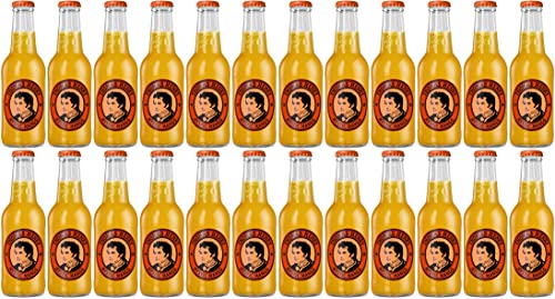 Thomas Henry Mystic Mango - geheimnisvoll exotisch - (24 x 0,2 l Glas MW) 24er Set Limonade zum Mixen deiner Longdrinks und Cocktails mit Rum, Tequila, Kräuterlikör & Co. von Thomas Henry