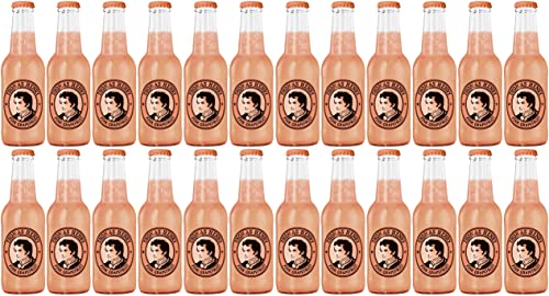 Thomas Henry Pink Grapefruit - aufregend fruchtig - (24 x 0,2 l Glas MW) 24er Set Limonade zum Mixen deiner Longdrinks und Cocktails mit Tequila, Rum & Co. von Thomas Henry