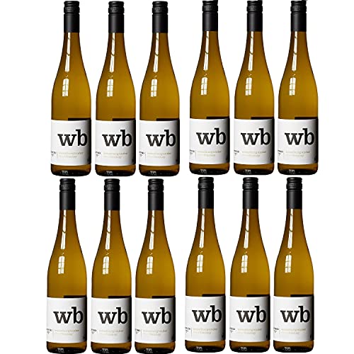 Thomas Hensel Aufwind Weißburgunder Chardonnay Weißwein Wein trocken Deutschland I Visando Paket (12 Flaschen) von Thomas Hensel