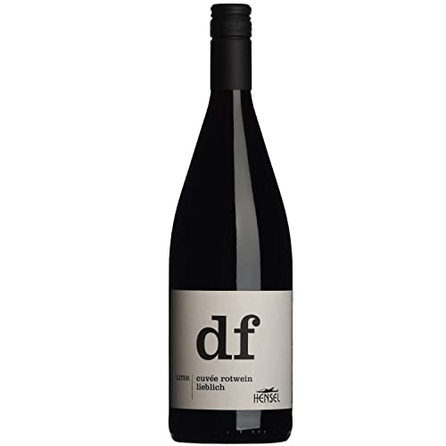 Thomas Hensel df LITER Dornfelder Rotwein Wein lieblich Pfalz Deutschland I Visando Paket (1 x 1,0l) von Thomas Hensel