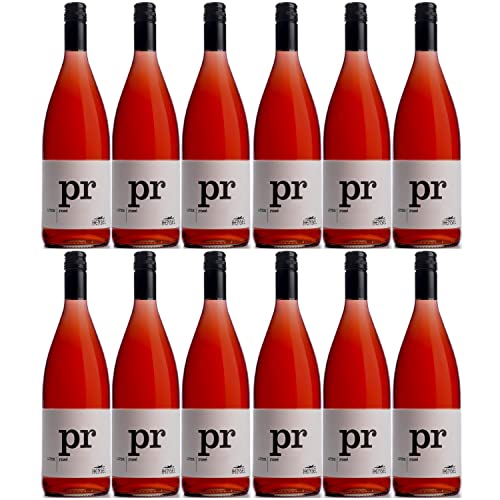 Thomas Hensel pr LITER Portugieser Roséwein Wein lieblich Pfalz Deutschland I Visando Paket (12 x 1,0l) von Thomas Hensel