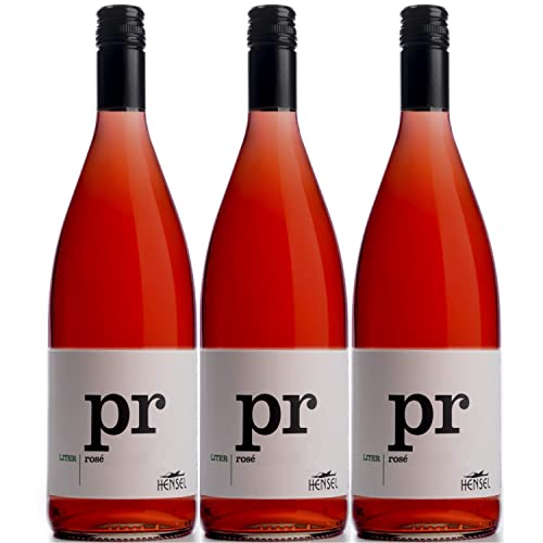 Thomas Hensel pr LITER Portugieser Roséwein Wein lieblich Pfalz Deutschland I Visando Paket (3 x 1,0l) von Thomas Hensel