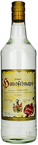 Thomas Prinz Hausschnaps Marille Obstbrand 34% 1,0 Liter I Visando Paket von Thomas Prinz