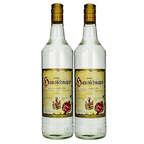 Thomas Prinz Hausschnaps Marille Obstbrand 34% I Visando Paket (2 x 1,0 Liter) von Thomas Prinz