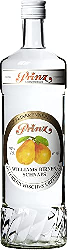 Thomas Prinz Williams Birnen Schnaps Obstbrand 40% 1,0 Liter I Visando Paket von Thomas Prinz