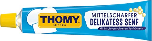 Thomy Delikatess Senf, mittelscharf, 100 ml von Thomy
