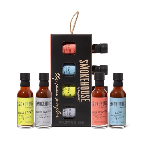 Smokehouse by Thoughfully Gourmet BBQ Saucen Probier-Set - Geschenkbox mit 4 veganen Barbecue Grill-Saucen - 4 x 45 ml Smokehouse by Thoughfully Gourmet BBQ Saucen Probier-Set - Geschenkbox mit 4 veganen Barbecue Grill-Saucen - 4 x 45 ml von Thoughtfully