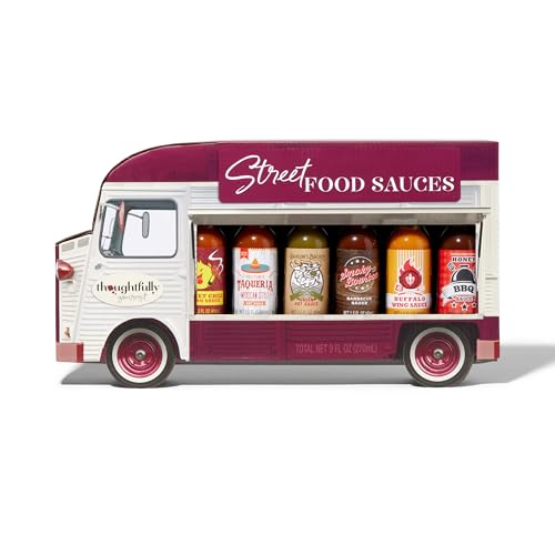 Thoughtfully - Street Food Saucen Geschenkset - Food Truck Weihnachtsset Mit 6 Würzigen Fleisch- und Grillsaucen Thoughtfully - Street Food Saucen Geschenkset - Food Truck Weihnachtsset Mit 6 Würzigen Fleisch- und Grillsaucen von Modern Gourmet Foods