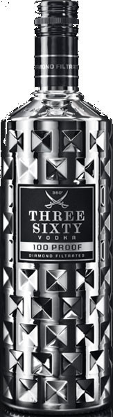 Three Sixty Vodka 100 Proof 50% vol. 0,7 l von Three Sixty Vodka