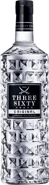 Three Sixty Vodka 37,5% vol. 3 l von Three Sixty Vodka