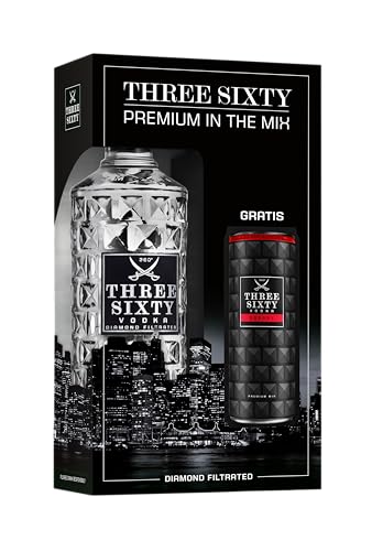 Three Sixty 0,70l + RTD Dose Vodka Energy 0,33l Geschenkpackung von THREE SIXTY