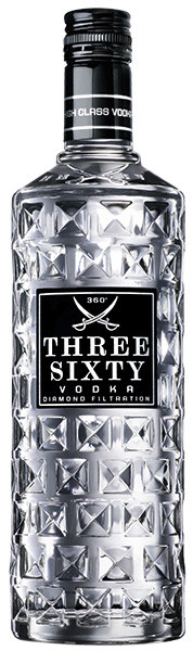 Three Sixty Vodka 37,5% vol. 0,7 l von Three Sixty Vodka