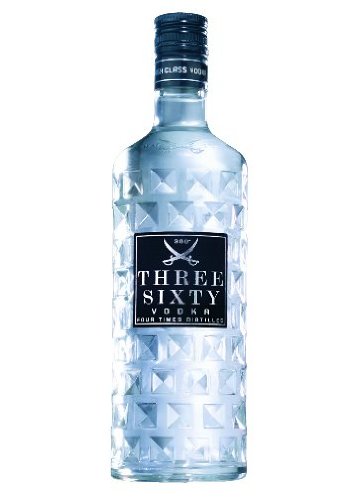 Three Sixty Vodka (6 Flaschen á 700ml) von THREE SIXTY