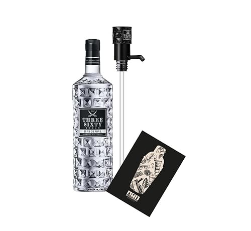 Three Sixty Vodka 3L (37,5% Vol) + Pumpe -[Enthält Sulfite] von THREE SIXTY