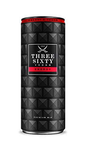 Three Sixty Vodka Energy, 12er Pack (12 x 0.33 l) EINWEG incl. 3 EUR Pfand von THREE SIXTY