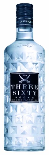 Three Sixty Wodka 6 x 1 Liter Sparpaket Vodka von THREE SIXTY