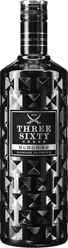 Three Sixty Vodka Black 42 0,7 Liter (42%-VOL) von 360° Three Sixty