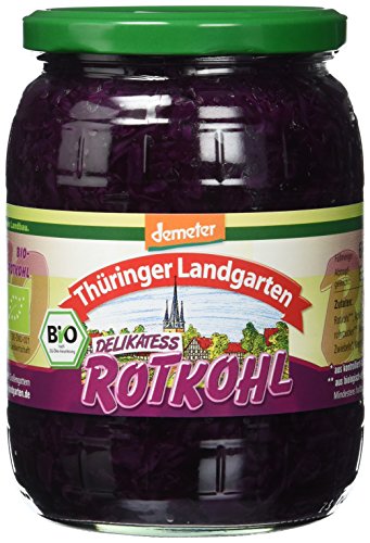 Thüringer Landgarten Demeter Delikatess Rotkohl, 0,65 kg Thüringer Landgarten Demeter Delikatess Rotkohl, 0,65 kg von Thüringer Landgarten
