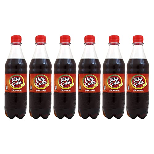Original Vita Cola 6er Pack (6 x 0,5 Liter) mit Zitrusgeschmack koffeinhaltig Colagetränk, EINWEG von LNEE