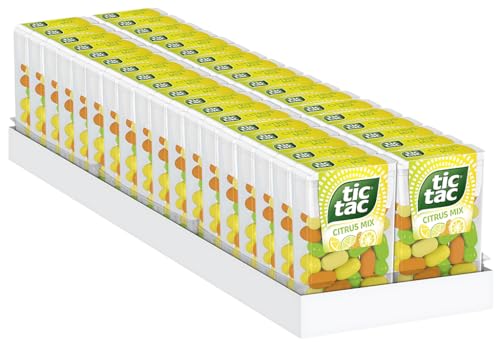Ferrero tic tac Citrus Mix – Die Kombination von süß und sauer – 36 x 18 g Packungen Ferrero tic tac Citrus Mix – Die Kombination von süß und sauer – 36 x 18 g Packungen von Ferrero