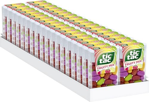 Ferrero tic tac Fruity Mix – Der kunterbunte Früchte-Mix – 36 x 18 g Packungen von Ferrero