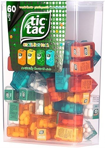 TIC TAC Box with 60 Mini Boxes (Mint, Orange, Spearmint, Peach and Passion fruit) 234g by Tic Tac von Tic Tac