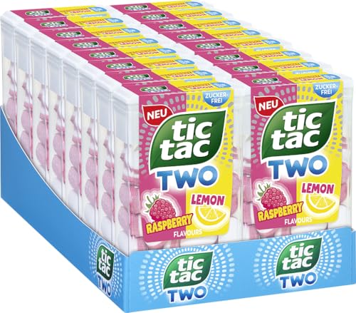 tic tac TWO Raspberry & Lemon - 16x 38,5g Packungen tic tac TWO Raspberry & Lemon - 16x 38,5g Packungen von Tic Tac