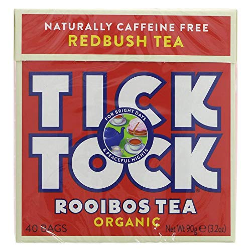Tick Tock Rooibos Bio-Beutel, 40 Stück, 4 Stück von Tick Tock