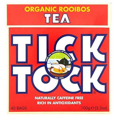 Tick Tock organischen Original Rooibos Tee 40 Taschen für Packung (2 Stück) von Tick Tock