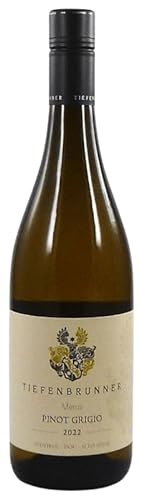 Merus Pinot Grigio Alto Adige DOC von Tiefenbrunner (1x0,75l), trockener Weißwein aus Südtirol von Tiefenbrunner