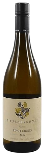 Merus Pinot Grigio Alto Adige DOC von Tiefenbrunner (1x0,75l), trockener Weißwein aus Südtirol von Tiefenbrunner