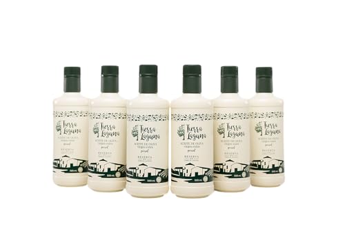 Natives Olivenöl Extra Andalusien Reserva Tierra Laguna - Picual Frühe Ernte Oliven Öl Saison 2023/2024, Kaltgepresst - Spanisches Olivenöl - Ausgewogen, Perfekt für den Rohkonsum - 6 x 500 ml Natives Olivenöl Extra Andalusien Reserva Tierra Laguna - Picual Frühe Ernte Oliven Öl Saison 2023/2024, Kaltgepresst - Spanisches Olivenöl - Ausgewogen, Perfekt für den Rohkonsum - 6 x 500 ml von Tierra Laguna