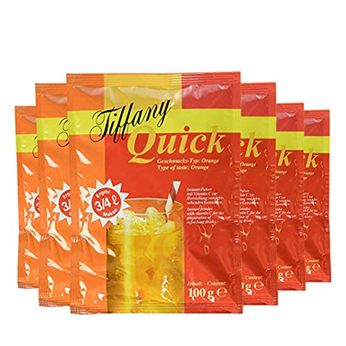 Tiffany Quick Orange Instant-Pulver, 6er Pack (6 x 100 ml) von Tiffany Quick
