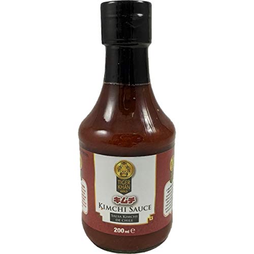Tiger Khan - Chili Kimchi Sauce - koreanisch-japanische scharfe Sauce - ideal, um Ihren Mahlzeiten einen besonderen Geschmack zu verleihen - 200 Ml von TIGER KHAN